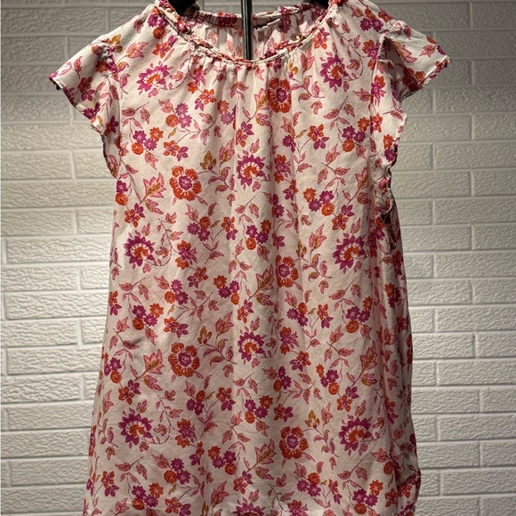 GAP Pink and Red Ruffled Tiered Top - Picture 1 of 3